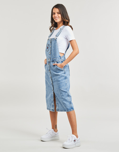 Tommy Jeans DUNGAREE BF MIDI DRESS CG4114