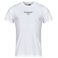 Clothing Men short-sleeved t-shirts Tommy Jeans TJM SLIM TJ 85 ENTRY White