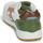 Shoes Men Low top trainers Faguo OLIVE White / Kaki / Orange
