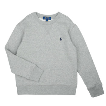 Clothing Children sweaters Polo Ralph Lauren LS CN-TOPS-KNIT Grey / Dark / Sport / Heather