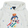 Clothing Children sweaters Polo Ralph Lauren BEAR PO HOOD-KNIT SHIRTS-SWEATSHIRT White / Multicolour