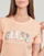 Clothing Women short-sleeved t-shirts Guess SEQUINS LOGO TEE Pink