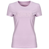 Clothing Women short-sleeved t-shirts Guess SANGALLO TEE Lilac