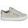 Shoes Girl Low top trainers Geox JR KILWI GIRL Beige / Gold