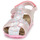 Shoes Girl Sandals Geox B SANDAL CHALKI GIRL Pink