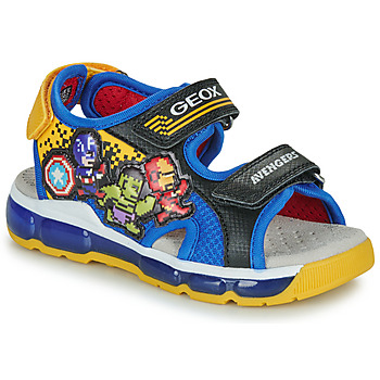 Geox J SANDAL ANDROID BOY Blue / Yellow