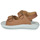 Shoes Boy Sandals Geox J SANDAL LIGHTFLOPPY Brown / White