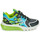 Shoes Boy Low top trainers Geox J CIBERDRON BOY Black / Blue / Green