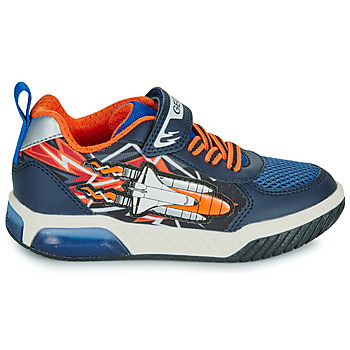 Geox J ILLUMINUS - trainers Spartoo Blue / € delivery Low | Child ! top BOY - Fast Green 57,60 Europe Shoes