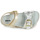 Shoes Girl Sandals Geox J ADRIEL GIRL White / Gold