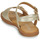 Shoes Girl Sandals Geox J SANDAL KARLY GIRL Gold