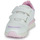 Shoes Girl Low top trainers Geox J FASTICS GIRL White / Violet