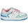 Shoes Girl Low top trainers Geox J WASHIBA GIRL White / Green / Pink