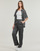 Clothing Women Wide leg / Harem trousers MICHAEL Michael Kors EMPIRE LOGO PJ PANT Black / White