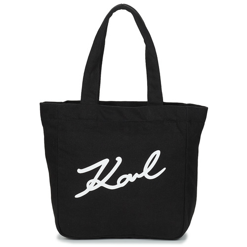 Bags Women Shopper bags Karl Lagerfeld K/SIGNATURE CANVAS SHOPPER Black