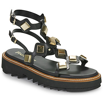Shoes Women Sandals Fru.it  Black / Gold