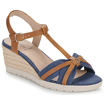 Shoes Women Sandals S.Oliver  Denim / Camel
