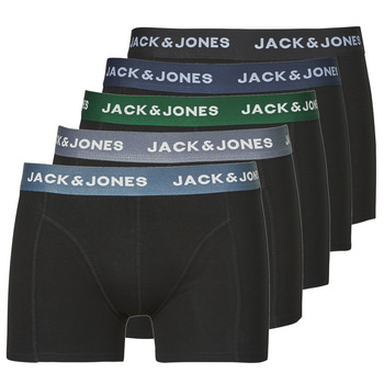 Underwear Men Boxer shorts Jack & Jones JACSOLID TRUNKS 5 PACK OP Black
