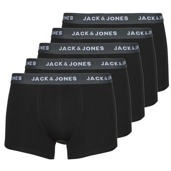 Underwear Men Boxer shorts Jack & Jones JACHUEY TRUNKS 5 PACK Black