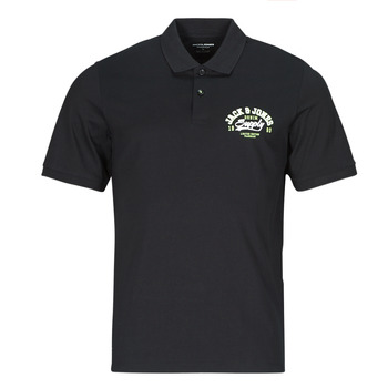 Clothing Men short-sleeved polo shirts Jack & Jones JJELOGO POLO SS 2 COL SS24 SN Black