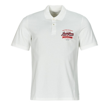 Clothing Men short-sleeved polo shirts Jack & Jones JJELOGO POLO SS 2 COL SS24 SN White