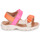 Shoes Girl Sandals Bisgaard NICO Pink / Orange