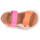 Shoes Girl Sandals Bisgaard NICO Pink / Orange