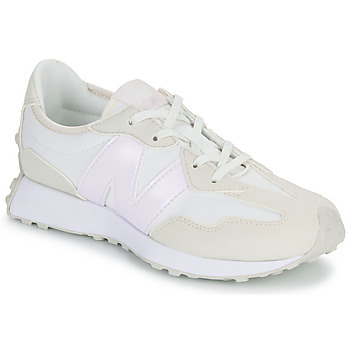 Shoes Girl Low top trainers New Balance 327 Beige / White