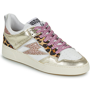 Shoes Women Low top trainers Semerdjian CHITA White / Pink / Gold