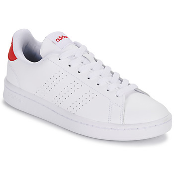 Shoes Low top trainers Adidas Sportswear ADVANTAGE White / Red