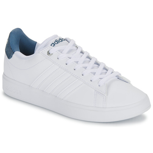 Shoes Women Low top trainers Adidas Sportswear GRAND COURT 2.0 White / Jean