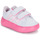 Shoes Girl Low top trainers Adidas Sportswear GRAND COURT 2.0 Marie CF I White / Pink