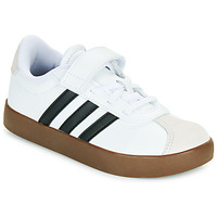 Shoes Children Low top trainers Adidas Sportswear VL COURT 3.0 EL C White / Black
