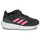 Shoes Girl Low top trainers Adidas Sportswear RUNFALCON 3.0 EL K Black / Pink