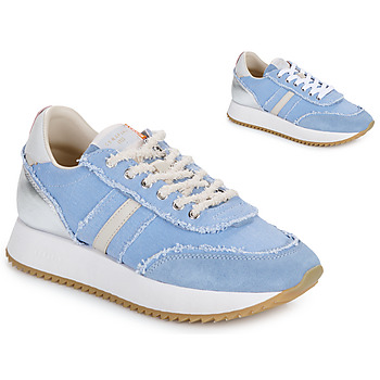 Shoes Women Low top trainers Serafini TORINO Blue / Silver