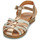 Shoes Women Sandals Pikolinos FORMENTERA W8Q Gold / Beige
