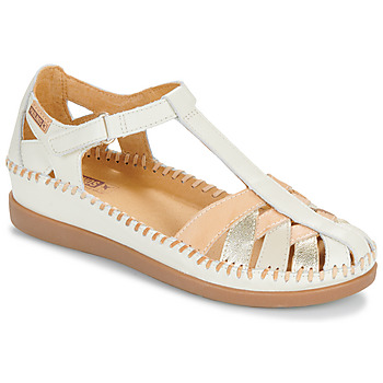 Shoes Women Sandals Pikolinos CADAQUES W8K White / Gold
