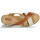 Shoes Women Sandals Pikolinos CANARIAS W8W Cognac / Gold / White