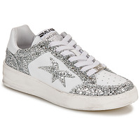 Shoes Women Low top trainers Meline  Glitter / Silver