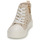 Shoes Girl High top trainers MICHAEL Michael Kors SKATE SPLIT 3 Beige / Gold