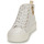 Shoes Girl High top trainers MICHAEL Michael Kors SKATE SPLIT 3 GLITTER White / Glitter