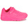 Shoes Girl Low top trainers Skechers UNO LITE - CLASSIC Pink