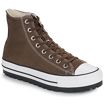 Shoes Men High top trainers Converse CHUCK TAYLOR ALL STAR CITY TREK Brown