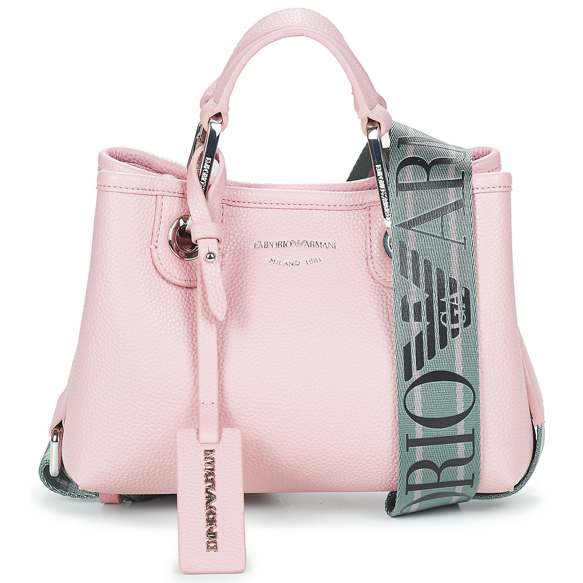 Bags Women Shoulder bags Emporio Armani MY EA BORSA S Pink