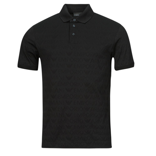 Clothing Men short-sleeved polo shirts Emporio Armani POLO 3D1FM8 Black