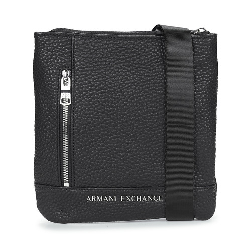 Bags Men Pouches / Clutches Armani Exchange FLAT CROSSBODY Black