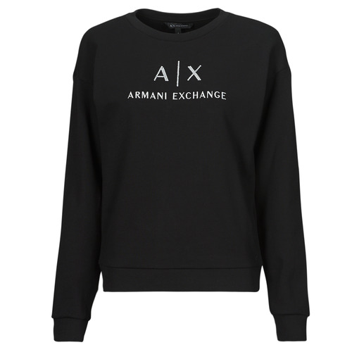 Clothing Women sweaters Armani Exchange 3DYMAA Black