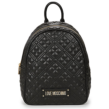 Love Moschino QUILTED BCKPCK Black / Gold