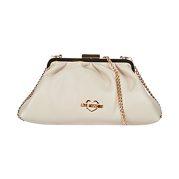 Bags Women Evening clutches Love Moschino CLUTCH Ivory