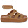 Shoes Women Sandals Crocs Brooklyn Luxe Gladiator Brown